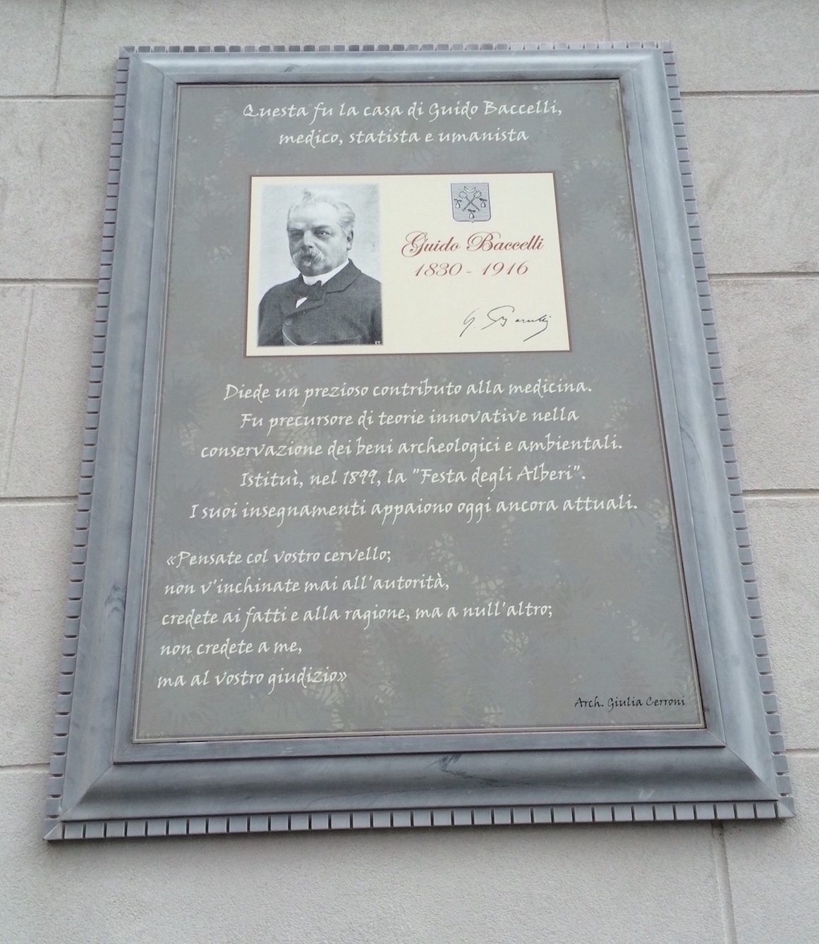 Guido Baccelli's family home - 04.JPG